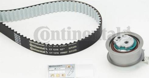 CONTINENTAL CT 1216 K1 - Kit cinghie dentate www.autoricambi360.it