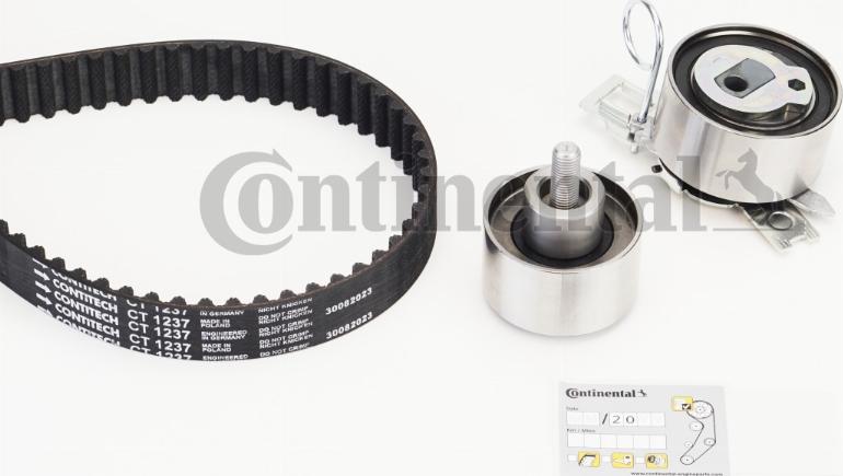 Continental CT1237K1 - Kit cinghie dentate www.autoricambi360.it