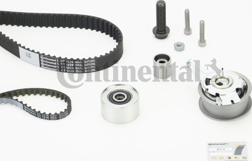 Continental CT1229K2PRO - Kit cinghie dentate www.autoricambi360.it
