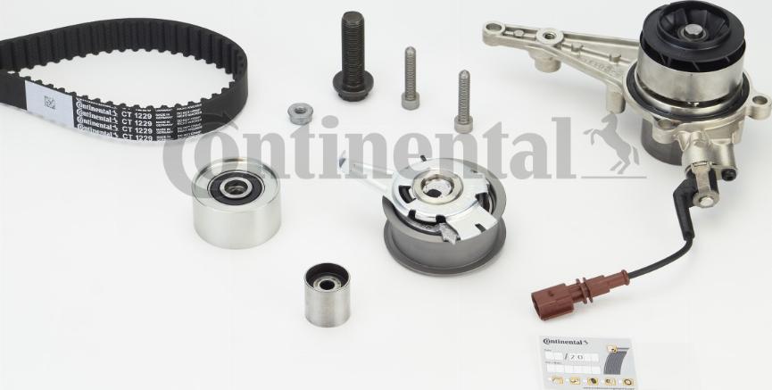 Continental CT1229WP1 - Pompa acqua + Kit cinghie dentate www.autoricambi360.it