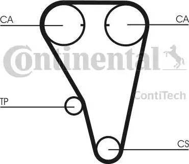 CONTINENTAL CT803K1 - Kit cinghie dentate www.autoricambi360.it