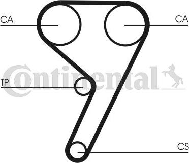 Continental CT 881 WP4 - Pompa acqua + Kit cinghie dentate www.autoricambi360.it
