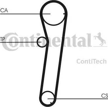 CONTINENTAL CT740K1 - Kit cinghie dentate www.autoricambi360.it