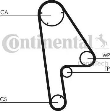 CONTINENTAL CT763K1 - Kit cinghie dentate www.autoricambi360.it