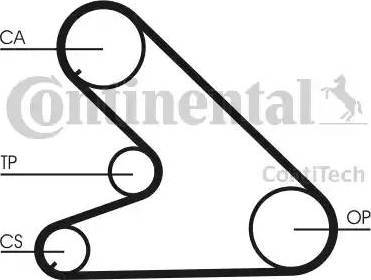 CONTINENTAL CT700K1 - Kit cinghie dentate www.autoricambi360.it