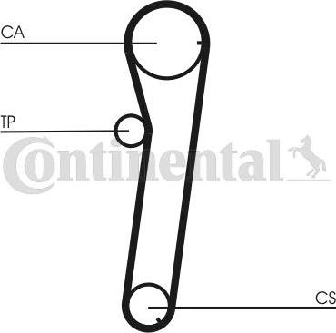 CONTINENTAL CT740K1 - Kit cinghie dentate www.autoricambi360.it