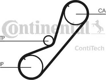 CONTINENTAL CT771 - Cinghia dentata www.autoricambi360.it