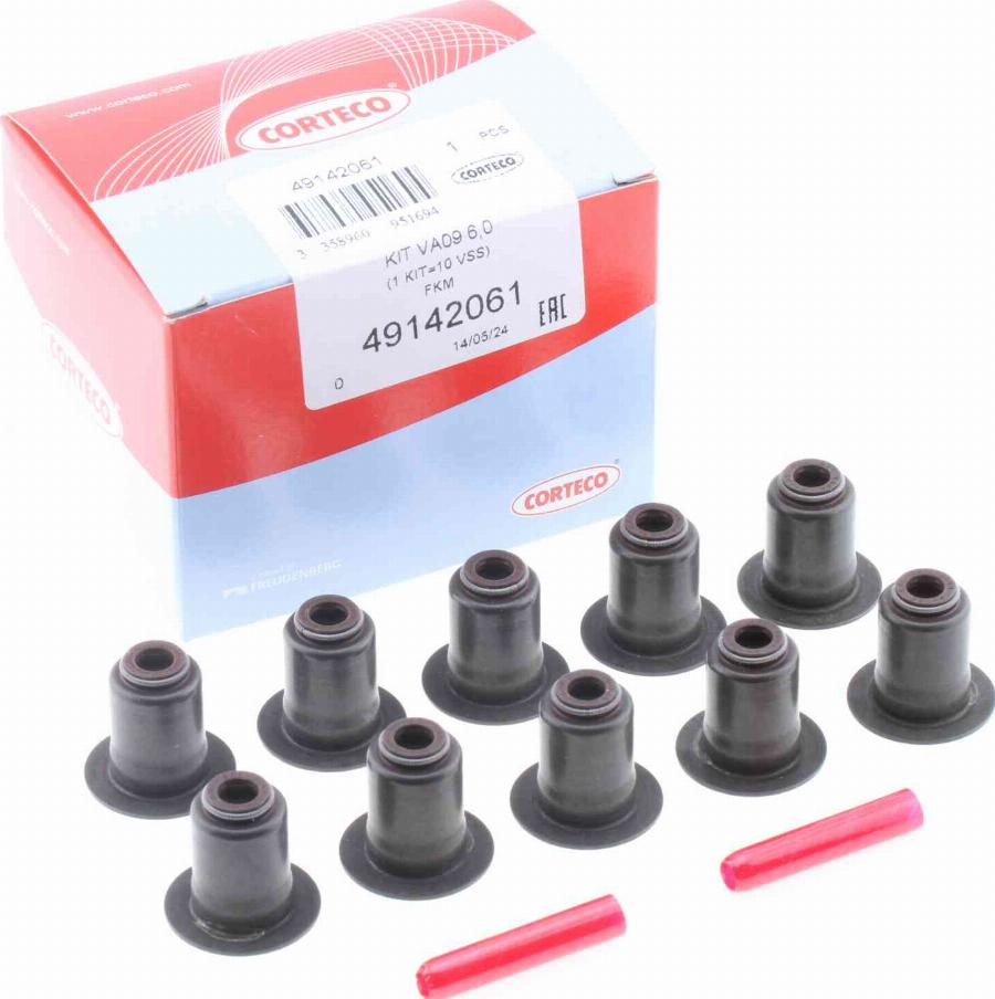 Corteco 49142061 - Kit guarnizioni, Stelo valvola www.autoricambi360.it
