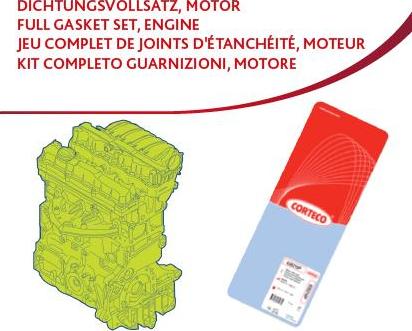 Corteco 83403968 - Kit completo guarnizioni, Motore www.autoricambi360.it