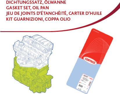 Corteco 427249P - Kit guarnizioni, Monoblocco www.autoricambi360.it