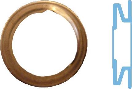 Corteco 005593S - Anello di tenuta, vite di scarico olio www.autoricambi360.it