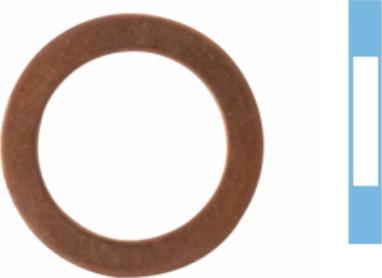 Corteco 005569S - Anello di tenuta, vite di scarico olio www.autoricambi360.it