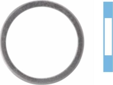 Corteco 005501S - Anello di tenuta, vite di scarico olio www.autoricambi360.it