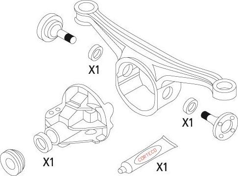 Corteco 19535942 - Kit guarnizioni, Differenziale www.autoricambi360.it
