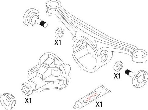 Corteco 19535861 - Kit guarnizioni, Differenziale www.autoricambi360.it