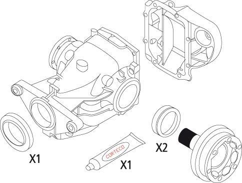 Corteco 19535823 - Kit guarnizioni, Differenziale www.autoricambi360.it