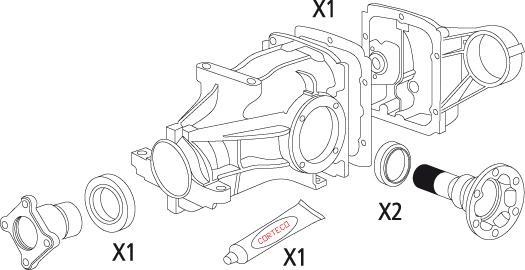Corteco 19536199 - Kit guarnizioni, Differenziale www.autoricambi360.it