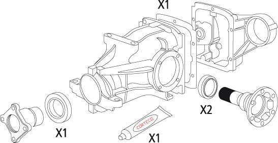 Corteco 19536200 - Kit guarnizioni, Differenziale www.autoricambi360.it