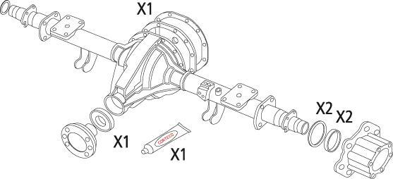 Corteco 19536195 - Kit guarnizioni, Differenziale www.autoricambi360.it