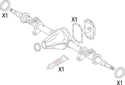 Corteco 19536169 - Kit guarnizioni, Differenziale www.autoricambi360.it
