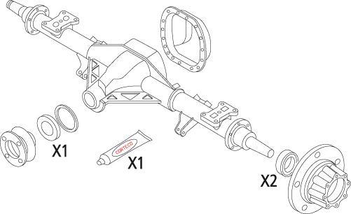Corteco 19536137 - Kit guarnizioni, Differenziale www.autoricambi360.it
