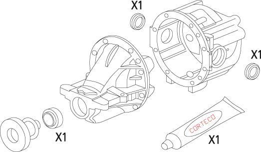 Corteco 19536215 - Kit guarnizioni, Differenziale www.autoricambi360.it