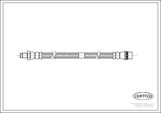 Corteco 19018442 - Flessibile del freno www.autoricambi360.it