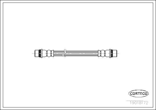 Corteco 19018172 - Flessibile del freno www.autoricambi360.it