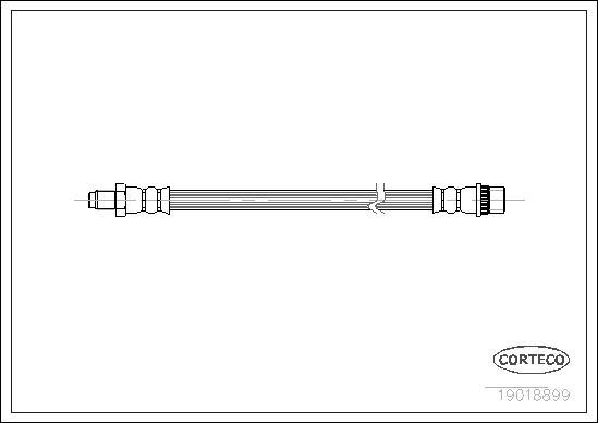 Corteco 19018899 - Flessibile del freno www.autoricambi360.it