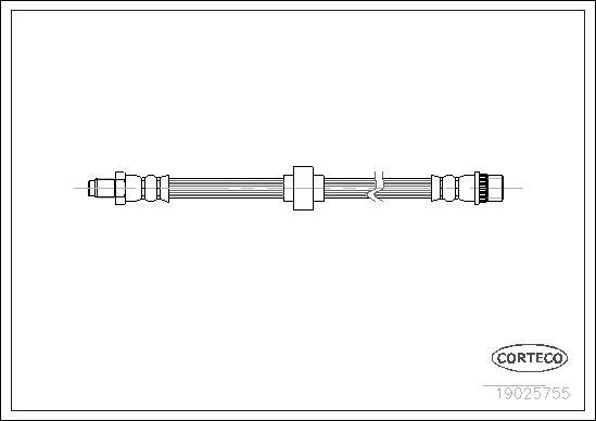 Corteco 19025755 - Flessibile del freno www.autoricambi360.it