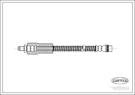 Corteco 19026529 - Flessibile del freno www.autoricambi360.it