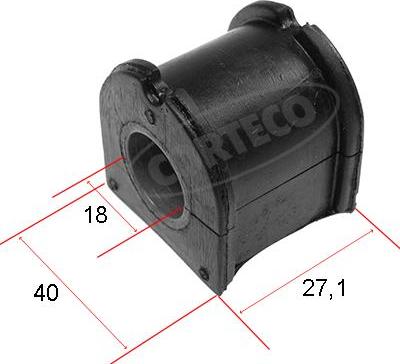 Corteco 80000474 - Bronzina cuscinetto, Barra stabilizzatrice www.autoricambi360.it