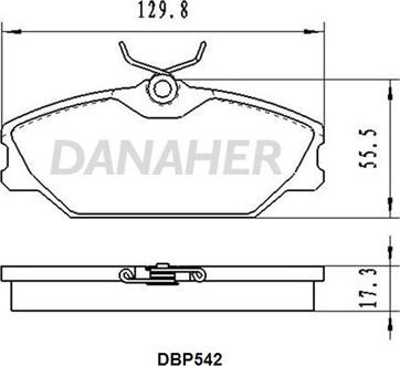 Samko 5SP445 - Kit pastiglie freno, Freno a disco www.autoricambi360.it