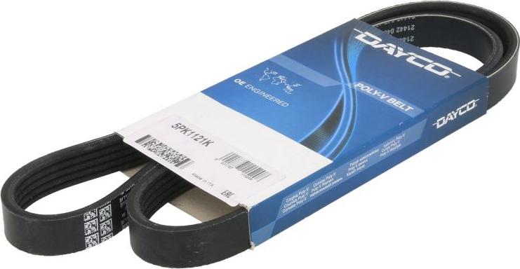 DAYCO 5PK1121K - Cinghia Poly-V www.autoricambi360.it