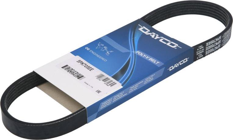 DAYCO 5PK705EE - Cinghia Poly-V www.autoricambi360.it