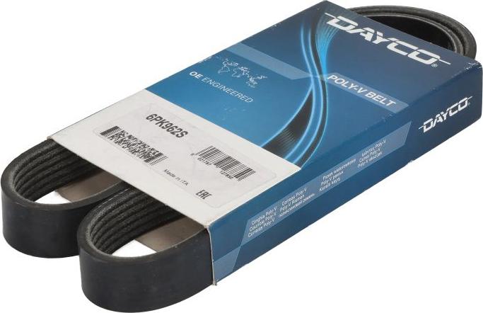 Dayco 6PK962S - Cinghia Poly-V www.autoricambi360.it