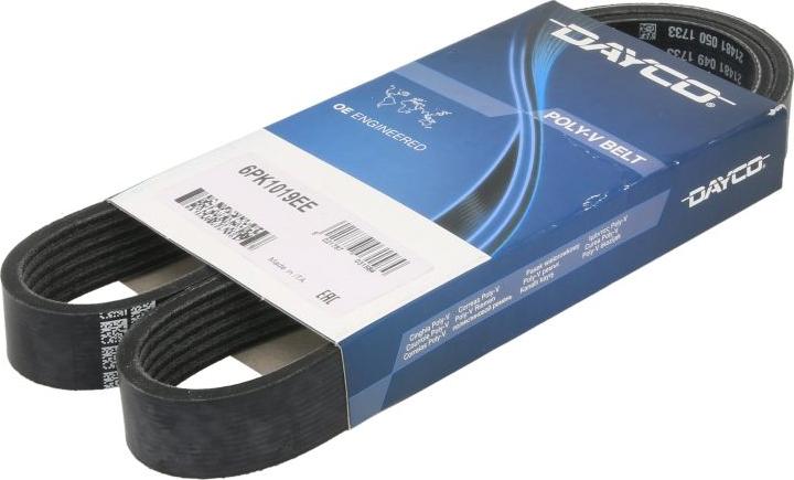 Dayco 6PK1019EE - Cinghia Poly-V www.autoricambi360.it