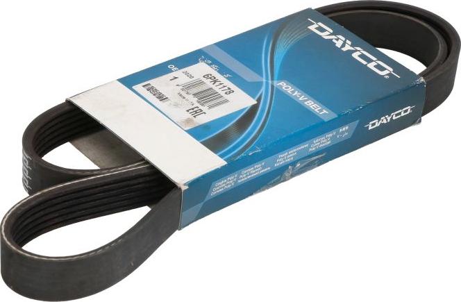 DAYCO 6PK1178 - Cinghia Poly-V www.autoricambi360.it