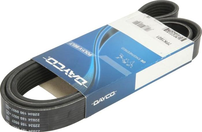 Dayco 7PK1601 - Cinghia Poly-V www.autoricambi360.it
