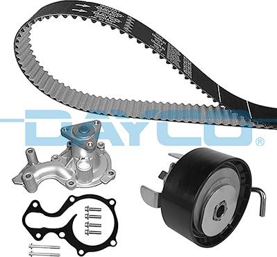 DAYCO KBIOWP030 - Pompa acqua + Kit cinghie dentate www.autoricambi360.it