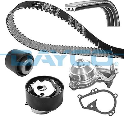 Dayco KBIOWP140 - Pompa acqua + Kit cinghie dentate www.autoricambi360.it