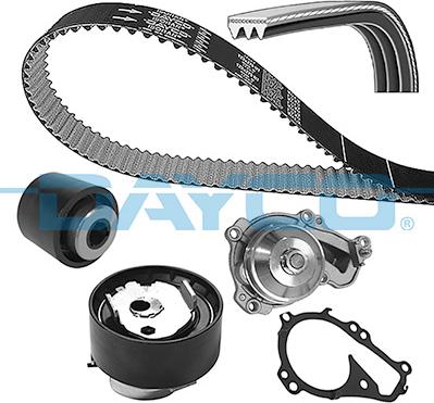 Dayco KBIOWP141 - Pompa acqua + Kit cinghie dentate www.autoricambi360.it