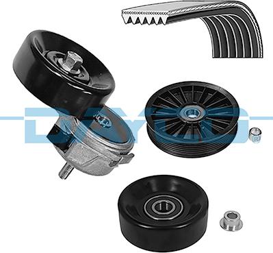 Dayco KPV488 - Kit Cinghie Poly-V www.autoricambi360.it