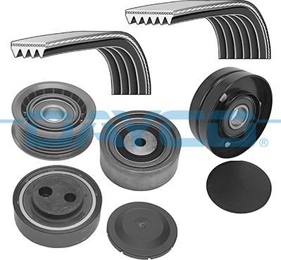 Dayco KPV864 - Kit Cinghie Poly-V www.autoricambi360.it