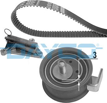 DAYCO KTB464 - Kit cinghie dentate www.autoricambi360.it