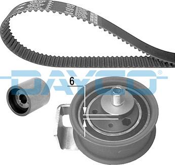 DAYCO KTB404 - Kit cinghie dentate www.autoricambi360.it