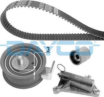 DAYCO KTB374 - Kit cinghie dentate www.autoricambi360.it