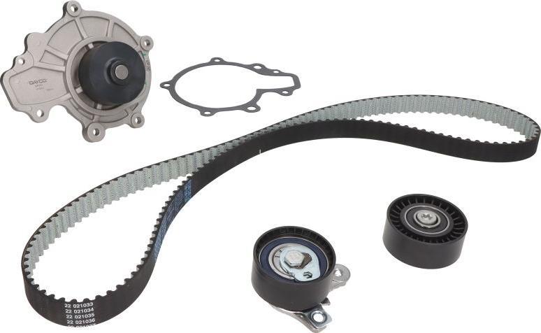 Dayco KTBWP9760 - Pompa acqua + Kit cinghie dentate www.autoricambi360.it