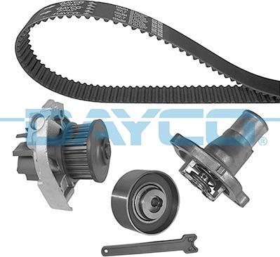 DAYCO KTBWP5130T1 - Pompa acqua + Kit cinghie dentate www.autoricambi360.it