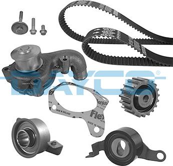 Dayco KTBWP142B2 - Pompa acqua + Kit cinghie dentate www.autoricambi360.it